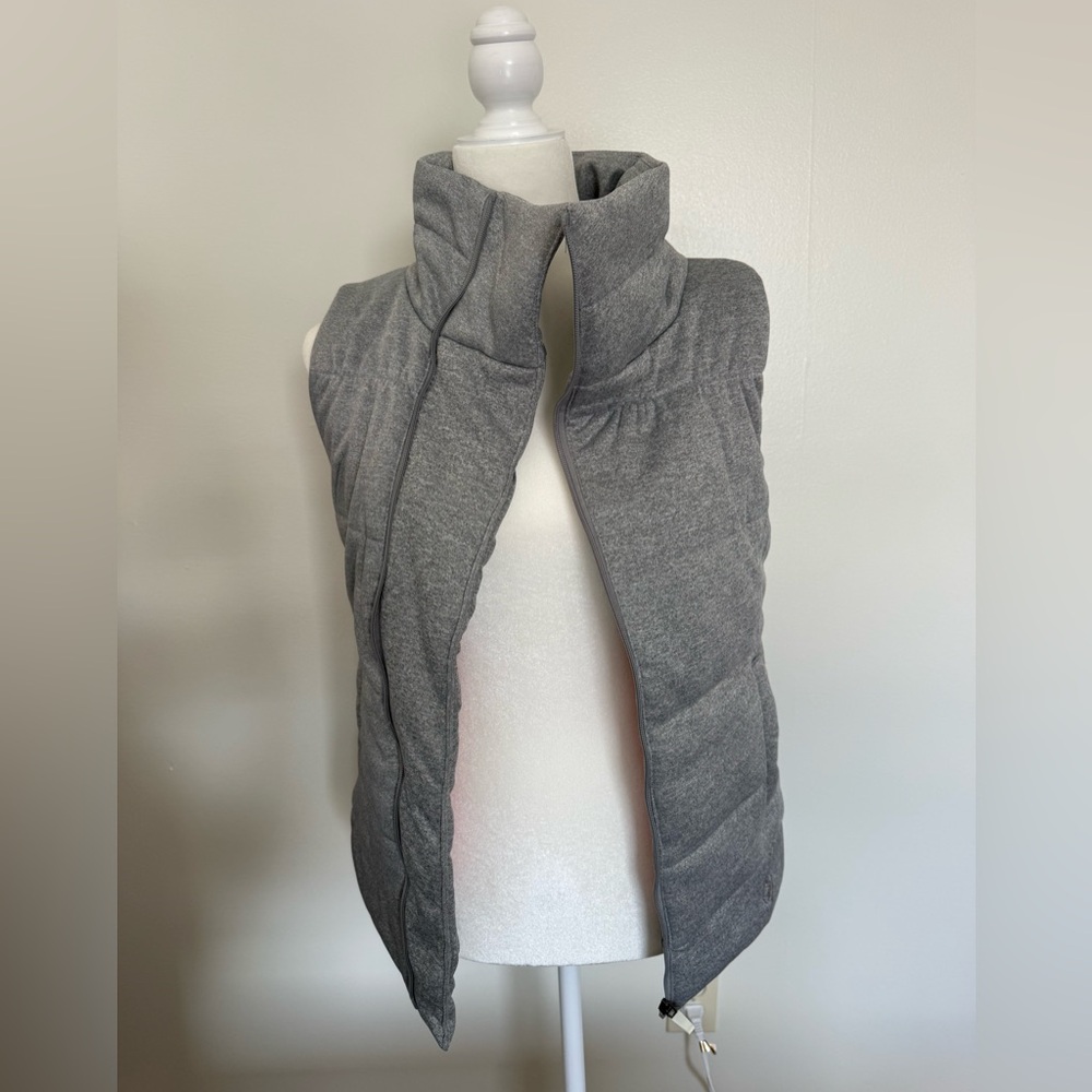Savvi Women's Gray Puffer Vest